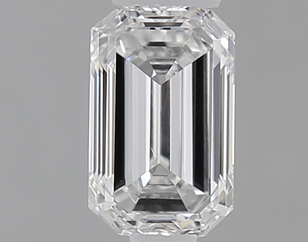 Actual 0.42 carat D Emerald lab-grown diamond