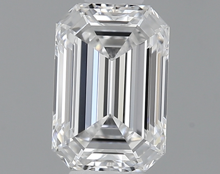 Actual 0.51 carat D Emerald lab-grown diamond